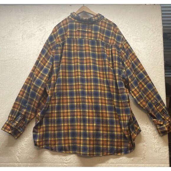 Lot of 2 Duluth Trading Co Shirts 4XL Flannel Plaid Mens Relaxed Fit - Picture 10 of 10